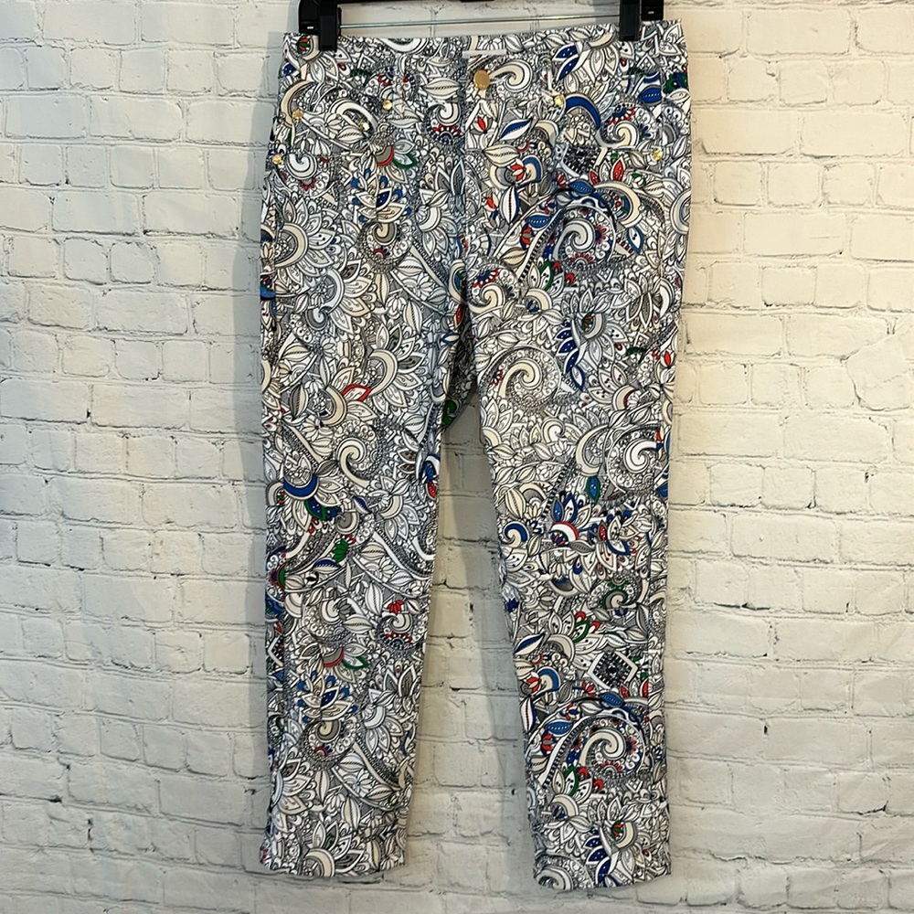 Eric new slim multi color ankle/crop pants